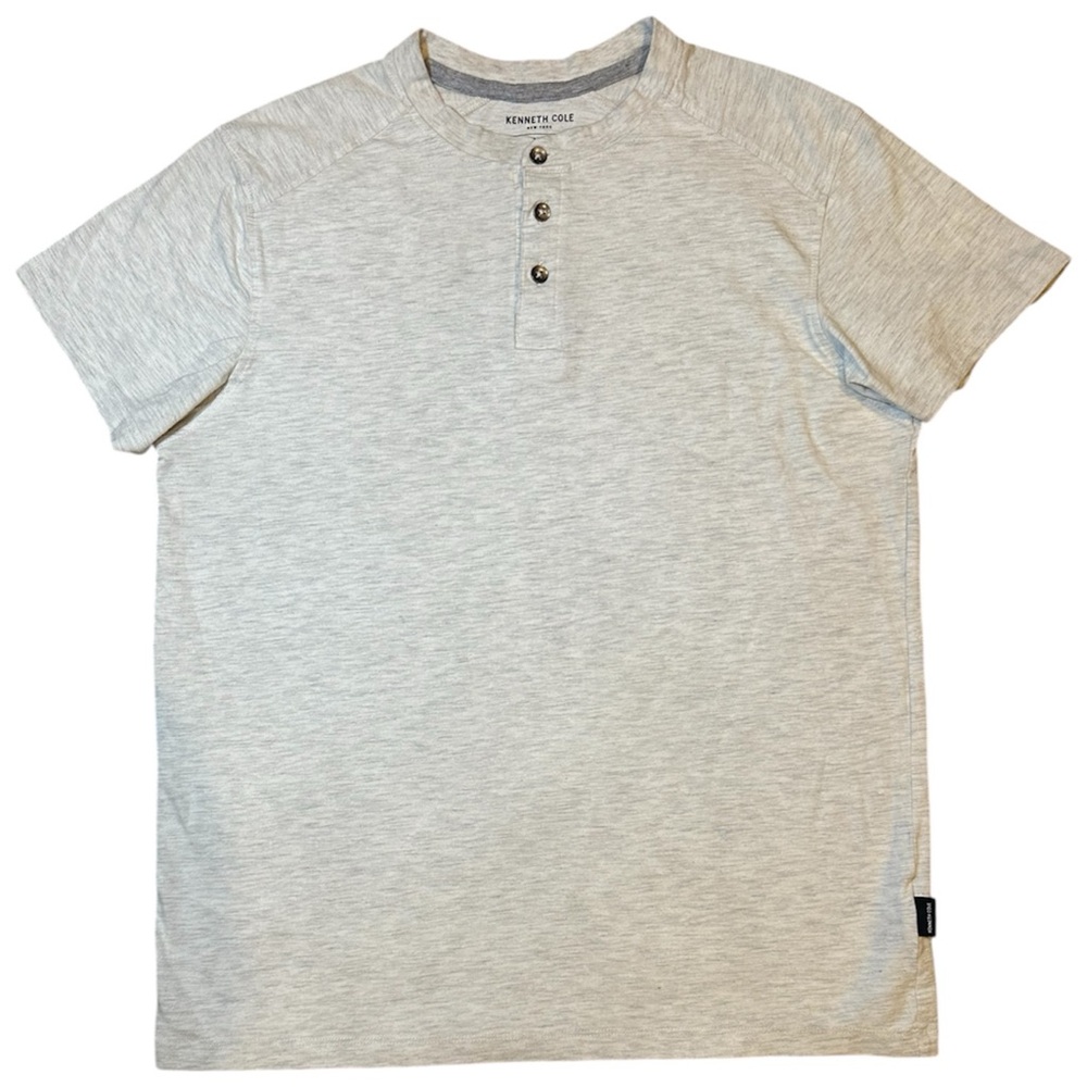 Kenneth Cole Men's Gray Tee Short Sleeve Cotton Crewneck T-Shirt Size Small